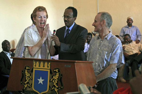British couple released by Somali pirates