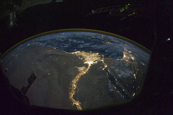 Space station's spectacular views of Earth