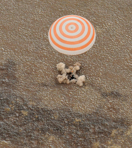 Soyuz crew back safely on Earth
