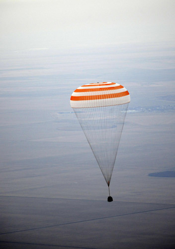 Soyuz crew back safely on Earth