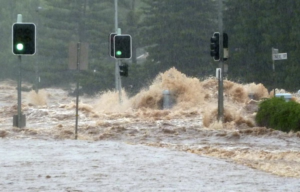 Floods hit Brisbane, Australia's 3rd-largest city