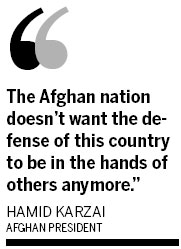 Afghan forces to control 7 areas