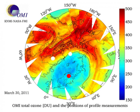 Ozone layer faces record 40 pct loss over Arctic