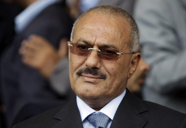 Saleh 'well' after palace shelled: Yemen official
