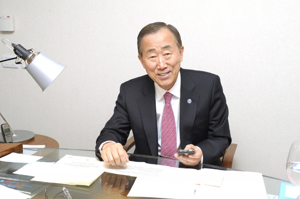 UN council recommends 2nd term for Ban Ki-moon