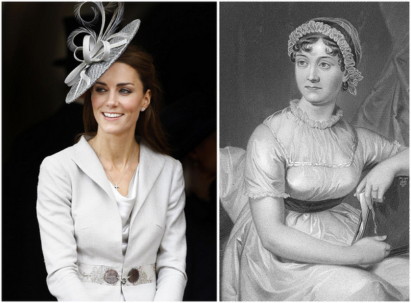 Kate Middleton related to author Jane Austen