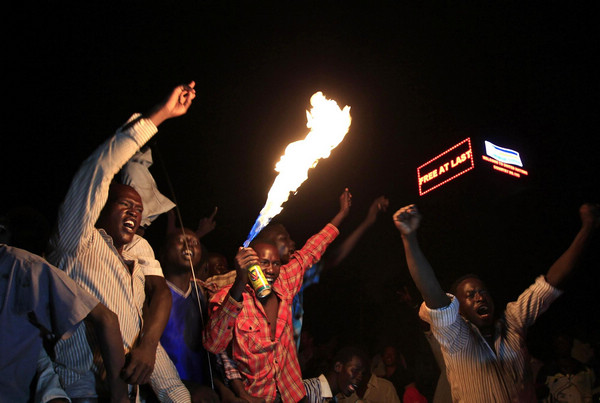 S Sudan marks independence with drums, fireworks