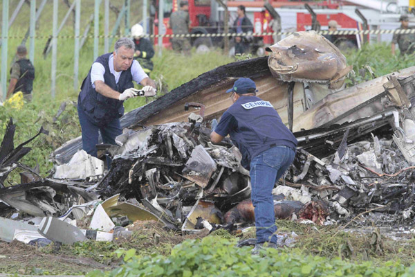 Small plane crashes in Brazil, killing 16