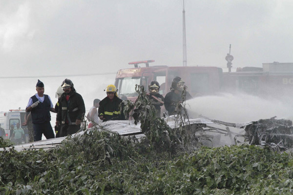 Small plane crashes in Brazil, killing 16