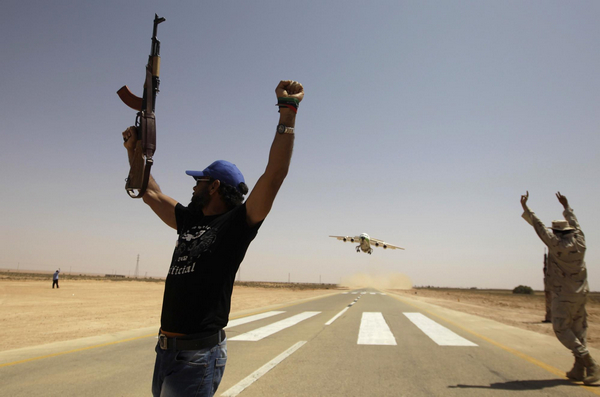 Hillary Clinton says Gadhafi's days numbered