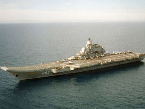 Russian aircraft carrier Admiral Kuznetsov