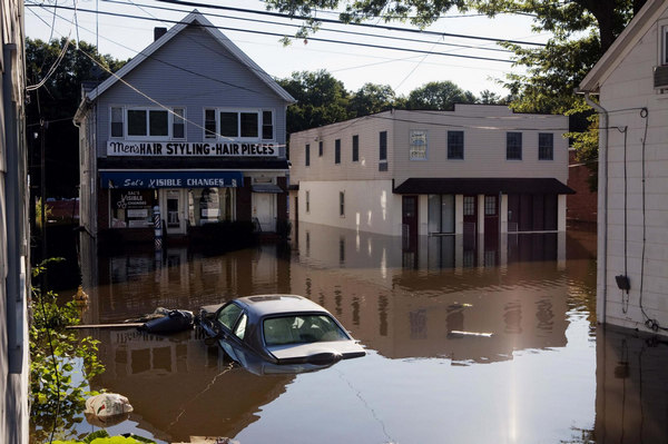 Irene wallops floundering flood insurance program