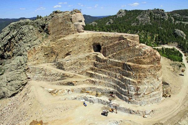 Crazy Horse sculptor's widow carries on mountain dream
