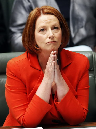 Australian PM's support at record low: poll