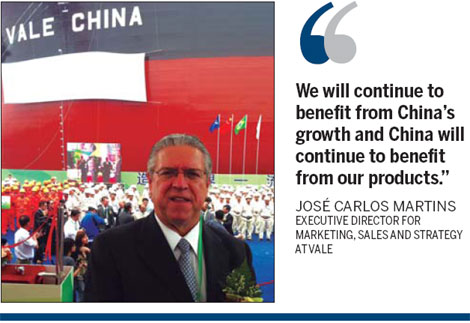 China crucial to Vale's growth