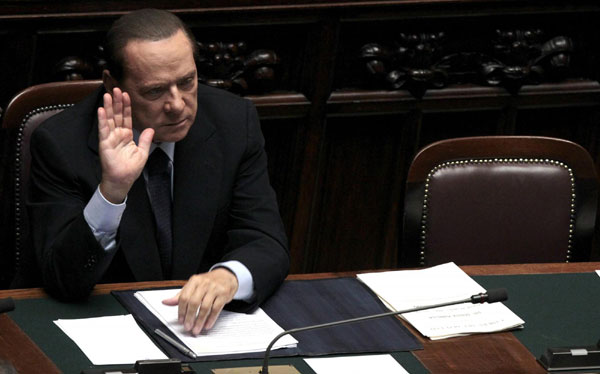 Berlusconi wins confidence vote in parliament