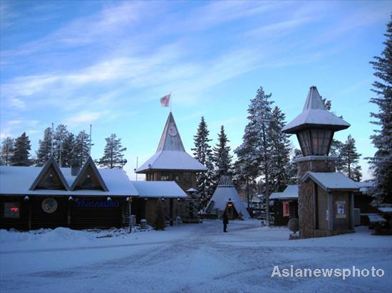 Santa's office located in Arctic Circle|Europe|ch