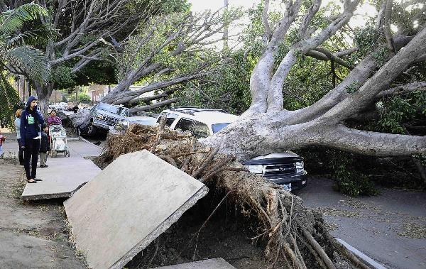 Winds knock out power in S California