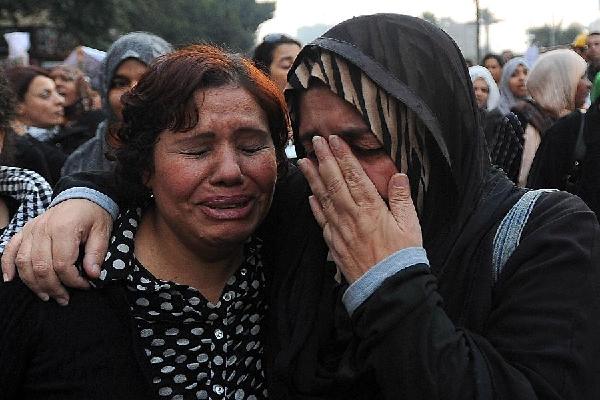 Women march in Cairo to protest violence