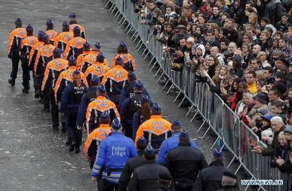 Belgians mourn for victims of Liege attack