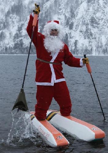 Here comes Santa Claus