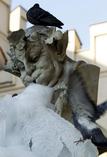 Cold snap seizes Germany