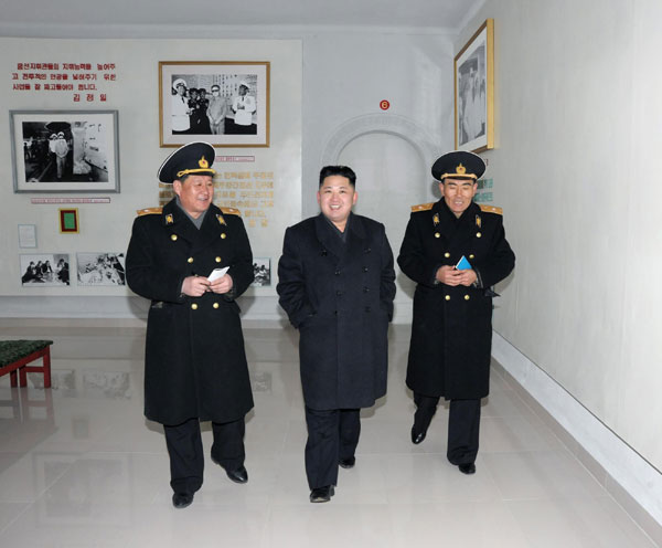 Kim Jong-Un visits DPRK Navy