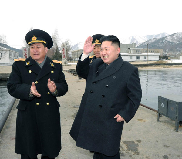 Kim Jong-Un visits DPRK Navy