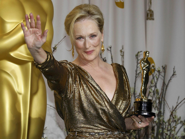 Meryl Streep takes third career Oscar