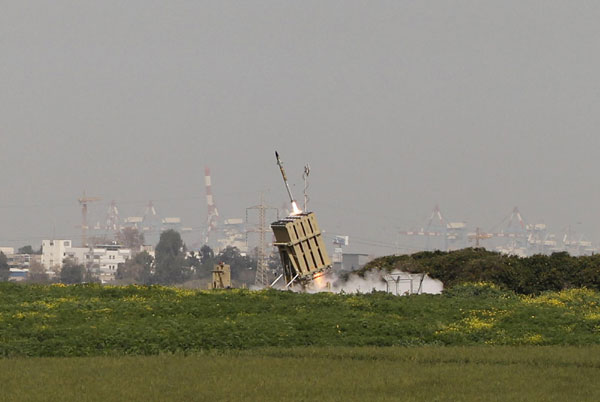 Israel fires interceptor rocket