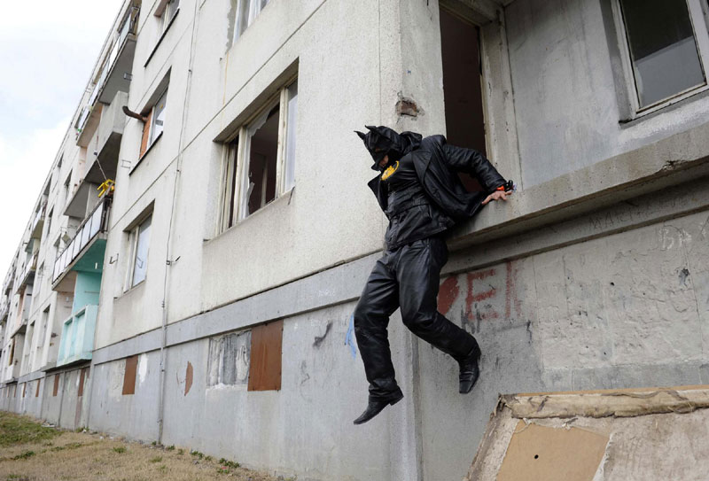 'Batman' brings order to southern Slovak town