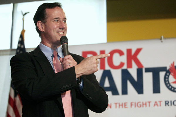 Santorum looks to build on two big primary wins