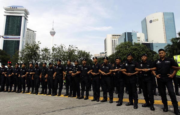 Protesters calling for fair elections in Malaysia