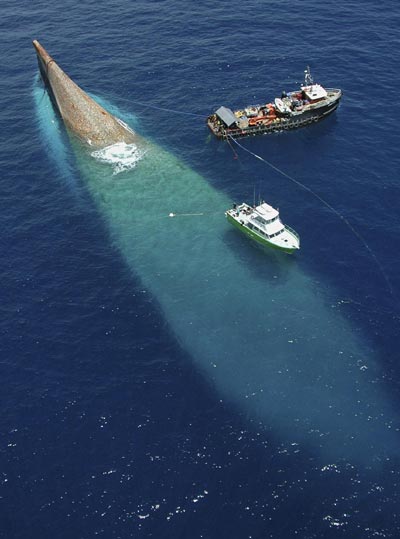 Navy Ship Sunk As Artificial Reef 1 Chinadaily Com Cn