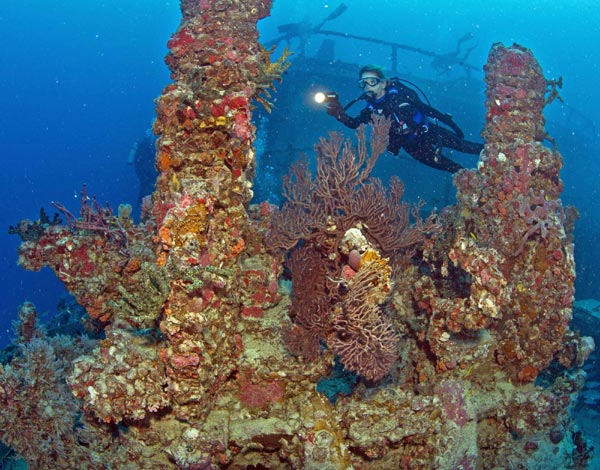 Navy ship sunk as artificial reef