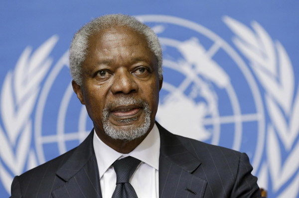 China regrets Kofi Annan's resignation: FM