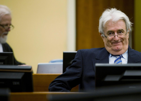 Karadzic says he should be rewarded instead of accused