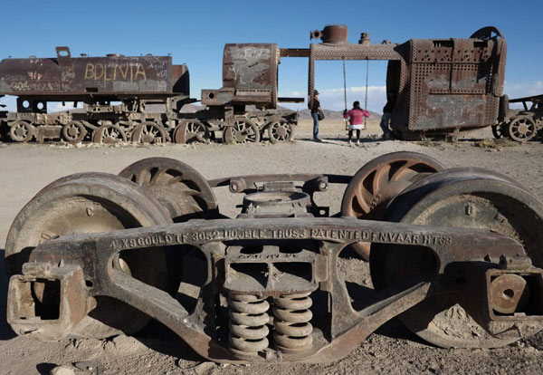 Train cemetery in Bolivia