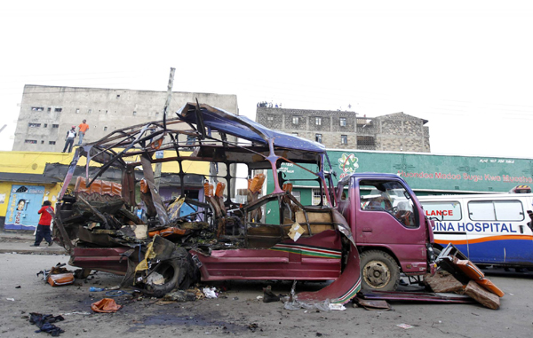 Kenyan police fear more deaths after blast in Nairobi