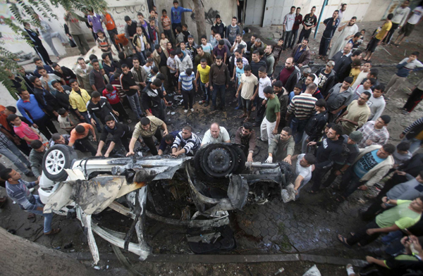 Gaza death toll climbs to 130