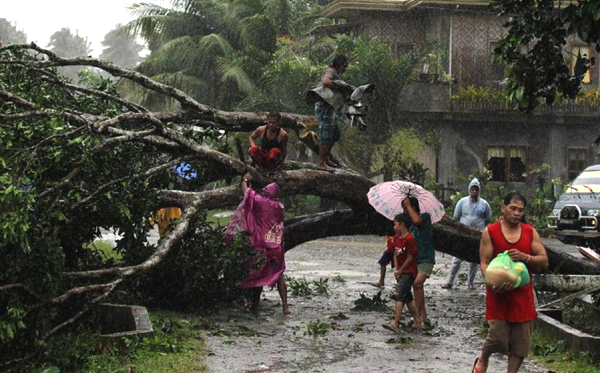 Typhoon Bopha to bring gales to S China Sea