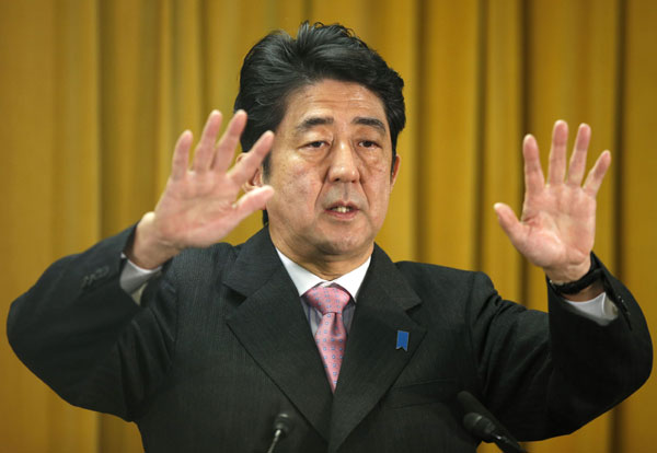 Abe acts tough on islands disputes with China