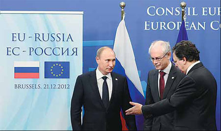 Putin set for standoff with EU leaders