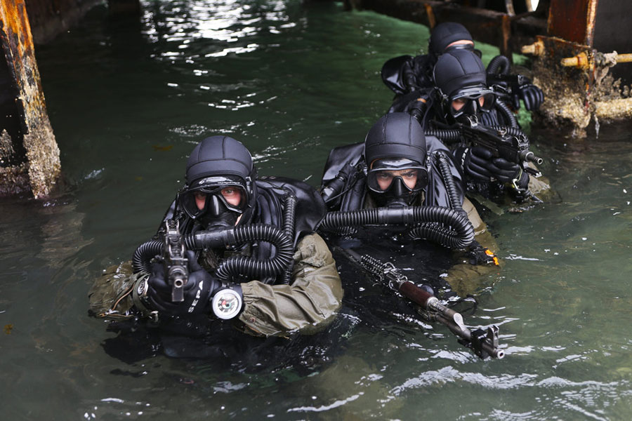 Israeli Shayetet 13 in training