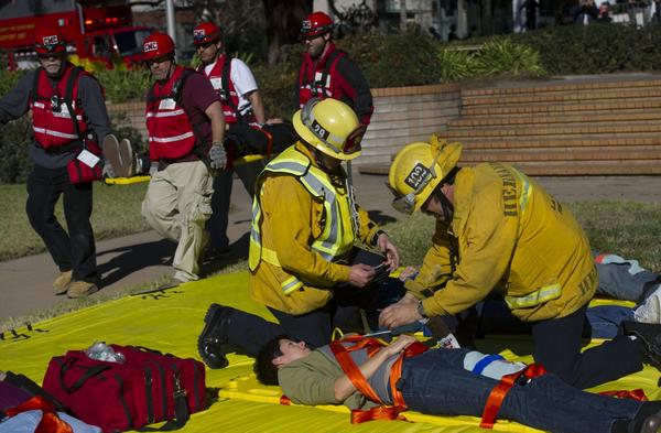 Anti-terrorist drill held in Los Angeles