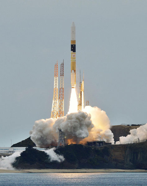 Japan's info satellite could detect missile launch