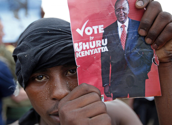 Kenya's Uhuru Kenyatta declared president