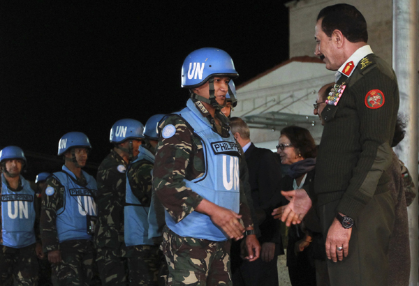 Freed UN peacekeepers arrive in Israel