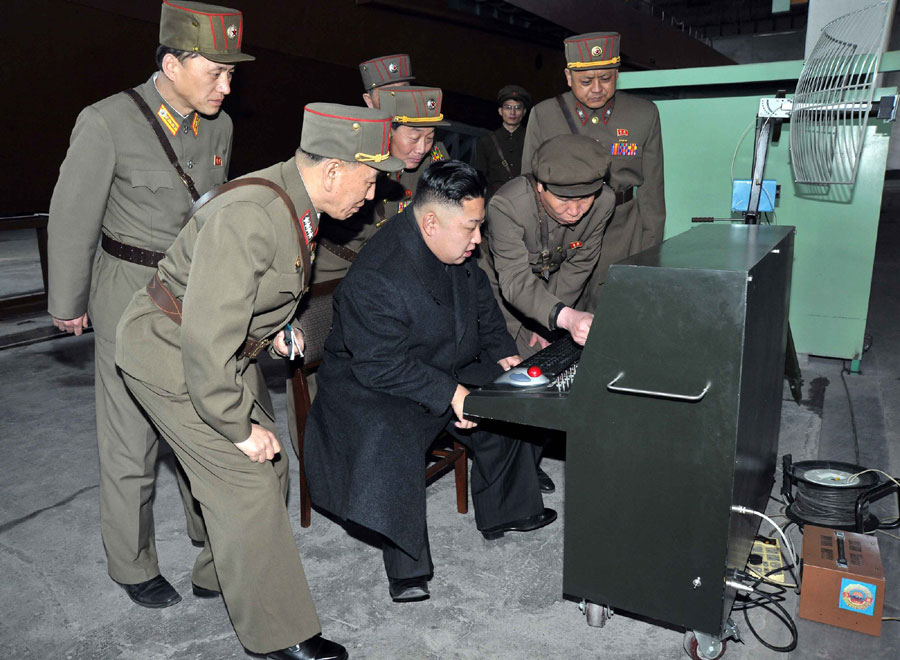 DPRK's Kim inspects combat equipments