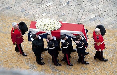 Britain stages grand funeral for Thatcher